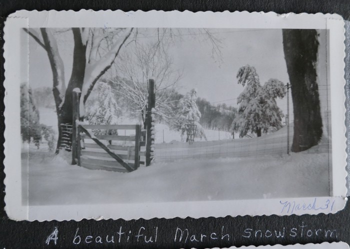 Snowstorm 3-31-1949